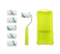 Fournitures De Peinture Pratiques Petits Rouleaux Peinture avec Plateau Plastique Essentiel Parfait pour Les Armoires Outil Meubles