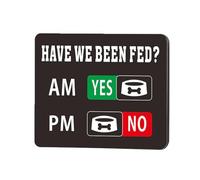 Fournitures de rappel d'alimentation pour chien et chat avec aimant, panneau d'alimentation AM PM avec option Oui Non, pour la gestion de la santé et empêchant la suralimentation