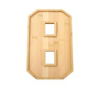 Fournitures du Nouvel An 2025, Planche à Charcuterie avec Chiffres de 0 à 9, Plateaux de Service et Assiettes à Vaisselle pour Fête de Noël