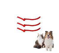 Fournitures for animaux de compagnie rechargeables Formation for chiens et chats for imiter les jouets interactifs for animaux de compagnie de rats Jouet électrique Balle Queue simulée Maison(3pcs-red