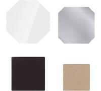 Fournitures for la fabrication de boutons magnétiques carrés de 5,1 cm et 6,3 cm consommables for machine à fabriquer des boutons magnétiques(Cardboard/2x2in,500set)