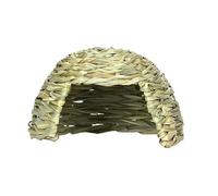 Fournitures pour Animaux De Compagnie, Maison en hrbe pour Lapin, Cachettes pour Cochons d'Inde | Maison D’herbiers Marins De Jeu pour Petits Animaux, Hutte Tissée De Tunnel Hutte Abri De Foin Maison