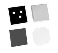 Fournitures pour fabriquer aimants rectangulaires pour réfrigérateur Kit fabrication d'aimants pression pour aimants photo DIY 2 pouces/2,5 pouces(1000sets Aacrylicboard,63.5 * 63.5mm)