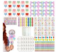 Fournitures Scolaires - Fournitures Scolaires Écriture,Ensemble Papeterie Adorable - pour les Garçons et les Filles Cadeau de Fête Salle de Classe École et Saint-Valentin