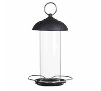 Fourrage Noir 20cm Acier Mangeoire Maison D'Oiseaux Incubateur Terrasse Top
