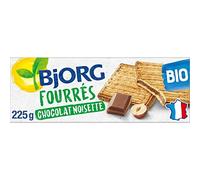 FOURRÉ CHOCOLAT LAIT NOISETTES 225G, BJORG, LOT DE 3
