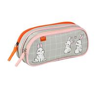 Quo Vadis - Trousse scolaire - Rectangle - Animascot - Multicolore - Toile (polyester) - 2 compartiments
