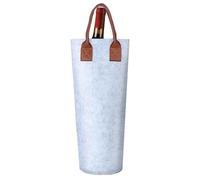 Fourre-tout à vin pour bouteille unique, porte-vin en feutre, porte-bouteille de vin thermique, étui de transport de vin réutilisable, sac de bouteille de vin portable, sac de voyage pour bouteille de
