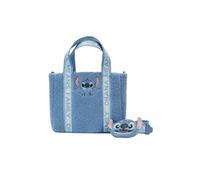 Fourre-tout - LOUNGEFLY - Stitch Disney - Bleu - Cuir végétalien - Sherpa