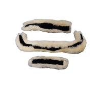 Fourreau de bridon en peau d’agneau Kavalkade Ivy lambskin - Ivella Beige Full