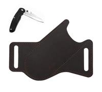 Fourreau de ceinture pour couteau - Support de couteau de ceinture | Couche supérieure en cuir de vachette résistant aux rayures, résistant à l'usure, support de 12,7 cm pour petit tournevis, outil
