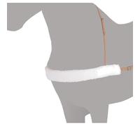 Fourreau de collier de chasse en peau de mouton synthétique Mehis Blanc TU