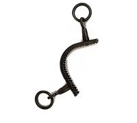 Fourreau de muserolle avec colonnes Hispano Hipica Serrata Noir TU