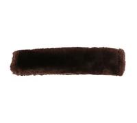 Fourreau de muserolle pour cheval Equithème Teddy Marron Cheval