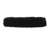 Fourreau de muserolle pour cheval Equithème Teddy Noir Cheval