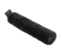 Housse pour muserolle de CHRIST en peau de mouton - Housse pour muserolle pour bride, licol et bridon en fourrure du mouton véritable, taille unique (32 cm), noir, brun, beige, anthracite