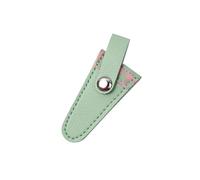 Fourreau de rangement pour ciseaux avec façade, 05 et vert, D | Sangle de fixation avant, construction de gaine arrondie, porte-ciseaux intermédiaire pour travaux de couture et de broderie