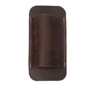 Fourreau de transport en cuir, couteaux horizontaux, accessoires vintage pour camping, randonnée, cadeau d'anniversaire, fête des pères, 11,8 x 5,7 cm, marron, Refer to description, Unisexe
