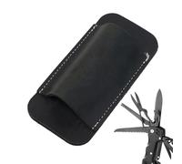 Fourreau de transport horizontal en cuir pour ceinture, pochette vintage pour Noël, anniversaire, fête des pères, camping, chasse, 11,7 x 5,7 cm, Noir , Refer to description, Unisexe