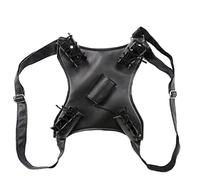Fourreau en cuir PU pour homme avec fourreau double épées pour cosplay style 2