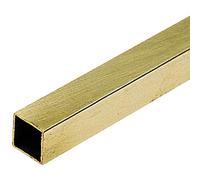 Fourreau laiton - Décor : Laiton - Dimensions : 7 x 7 mm - Longueur : 50 mm - Pour : Carré de 6 mm - BOUVET