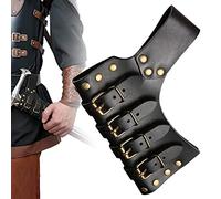 Fourreau Porte-épée, Ceinture D'épée en Cuir Médiévale avec Boucle en Métal Réglable, Porte-coutelas Costume De Chevalier Cosplay, Étui en Cuir pour Rapière Accessoires De Performance De Scène