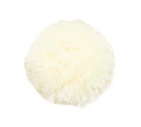 Fourreau pour muserolle croisée en mouton véritable Horze Blanc TU
