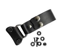 Fourreau réglable en cuir tanné végétal - Boucle de ceinture d'extérieur droite - Clip de ceinture de rechange pour fourreau