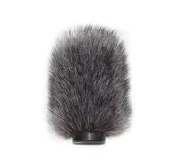 Fourrure artificielle de pare-brise de Reporter sans fil de remplacement de couverture de Microphone détachable d'étape d'entrevue portative réutilisable extérieure