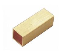 Fourrure carrée de réduction de 7 à 6 mm - 30 mm - laiton - par 2 DUBOIS INDUSTRIES