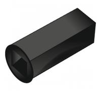 Fourrure carrée de réduction de 8 à 7 mm - nylon - par 2 BRICOZOR