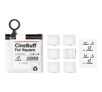 Fourrure de protection contre le vent et l'abrasion pour microphone carré CineBuff Fur (10 autocollants à pousser et 30 autocollants auto-adhésifs)
