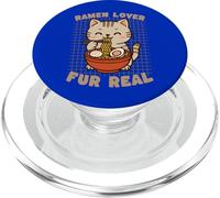 Fourrure de Ramen pour Amoureux des Chats - Véritable Mignon Kawaii PopSockets PopGrip pour MagSafe