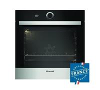 BRANDT BXP5560X - Four electrique encastrable multifonction chaleur tournante - 73L - Pyrolyse - A+ - Inox