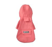 FourSeason Vêtement de pluie imperméable pour chien, vêtements pour animaux de compagnie, activités de plein air, manteau de pluie avec capuche et crochet de traction, imperméable pour promenades