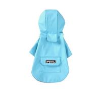 FourSeason Vêtement de pluie imperméable pour chien, vêtements pour animaux de compagnie, activités de plein air, manteau de pluie avec capuche et crochet de traction, imperméable pour promenades