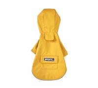 FourSeason Vêtement de pluie imperméable pour chien, vêtements pour animaux de compagnie, activités de plein air, manteau de pluie avec capuche et crochet de traction, imperméable pour promenades