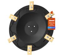 FourShow Disque de Lames + 6 Pcs de Lames compatibles avec ECOVACS Goat O500, O800, O1200, G1-800, G1-2000, G1, GX-600, Disque de Lames pour Robot Tondeuse, Disque pivotant pour Robot Tondeuse