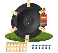FourShow Disque de Lames + 6 pièces de Lames compatibles avec ECOVACS Goat O500, O800, O1200, G1-800, G1-2000, G1, GX-600, Disque de Lames pour Robot Tondeuse, Disque pivotant pour Robot Tondeuse