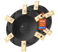 FourShow [Mise À Niveau] 2 Disques de Lames + 12 Lames Compatibles avec ECOVACS A1600, A2000, A2500 et A3000, Disque de Lames pour Robot Tondeuse, Plateau Tournant de Tondeuse Robotisée
