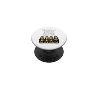Fourth Ape Smartphone Satire 3 Funny Monkeys sur Les réseaux Sociaux PopSockets PopGrip Adhésif