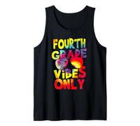 Fourth Grade Vibes Back to School Teacher Student Tie Dye Débardeur