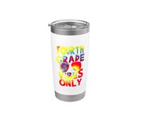 Fourth Grade Vibes Back To School Teacher Student Tie Dye Gobelet isotherme en acier inoxydable double paroi
