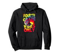 Fourth Grade Vibes Back to School Teacher Student Tie Dye Sweat à Capuche