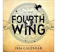 Andrews McMeel Publishing – Calendrier mural Fourth Wing – Fan art officiel sous licence 2026
