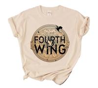 Fourth Wing “There’s Nowhere in Existence Violence” Quote T-Shirt, Xaden Swords Roses Tee for BookTok Dragon Riders-7||3X_l