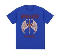 Fourth Wing Xaden Riorson Wingleader Basgiath War College T-Shirt | The Empyrean Dragon Rider Unisex Graphic Tee pour Fans-Blue||XX_s