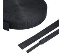 FOURUB Gaine tressée plate thermorétractable à rapport 2:1, tube isolant électrique, gaine rétractable en tissu automobile durable (0,95 cm à 6,1 m)