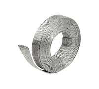 FOURUB Sangles de mise à la terre extensibles en maille tressée pour câbles audio interférences électromf/rfi, manchons en cuivre étamé tressé pour câble de couverture (1,6 cm - 3,7 m)