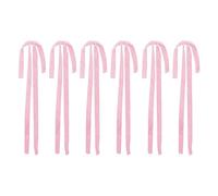 Fous de bowwwwf: ruban décoratif de grande taille, décoration d'arbre de Noël en 6 parties, accent d'exposition élégant et impressionnant, expression saisonnière de grand ruban